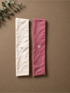 lululemon athletica Cream and Rose Headbands